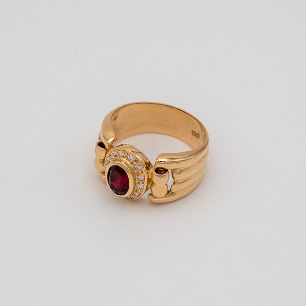 Gold ring and Zirconian 18kt (15) - Imagen 3