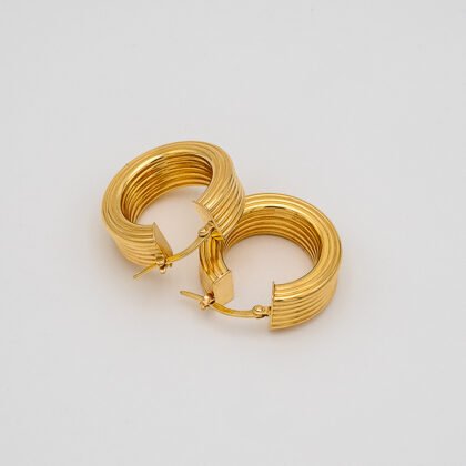 Gold earring 18kt