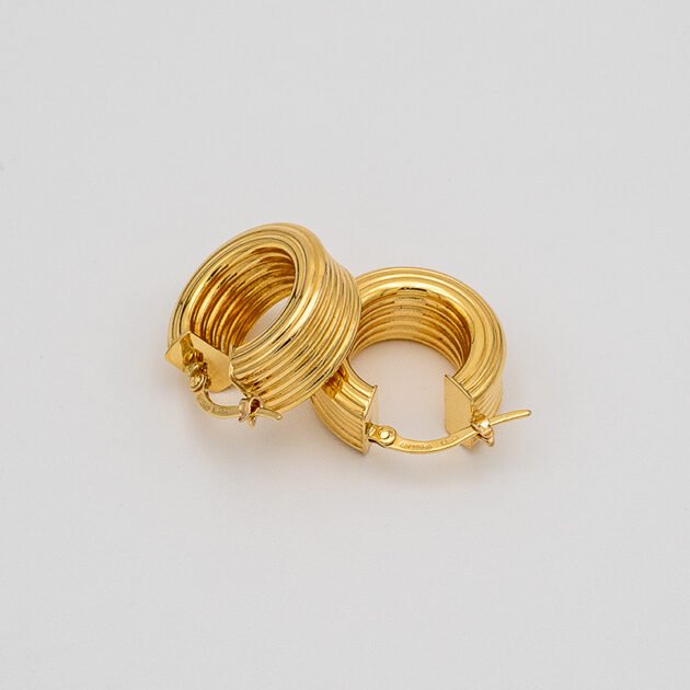 Gold earring 18kt - Image 3
