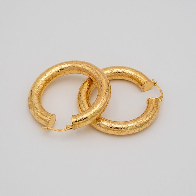 Yellow Gold Earring 14kt - Imagen 3