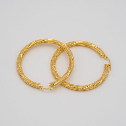 Earring gold desing 14kt