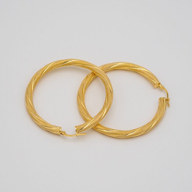 Earring gold desing 14kt