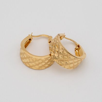 Desing earring 14kt
