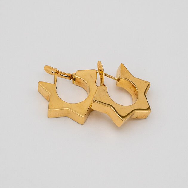 Start earring 18kt
