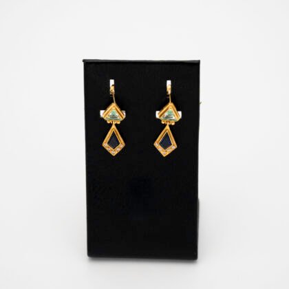 Pendiente de oro 18kt