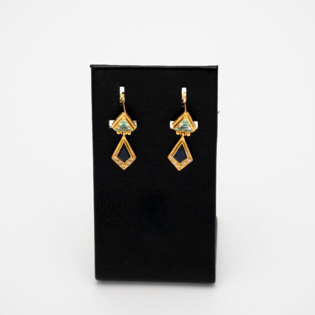 Pendiente de oro 18kt