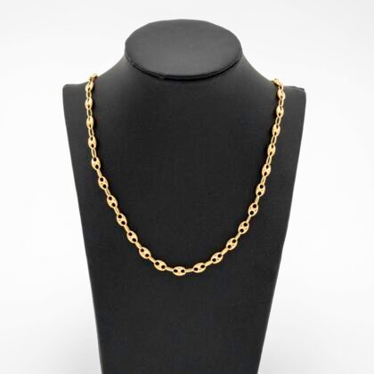 Cadena de 18kt eslabon gucci medida 59,5cm