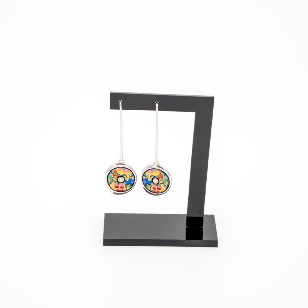 Pendiente de 18kt de diamante y de diseño - Image 4